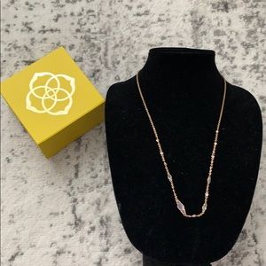 Kendra Scott Debra Rose Gold Adjustable Necklace